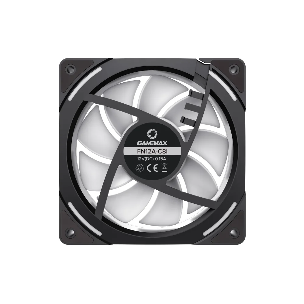FAN CASE C8 INFINITY BLACK GAMEMAX