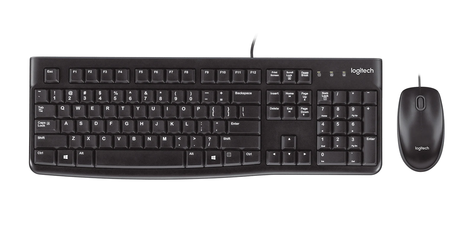 کیبورد و موس LOGITECH MK120 WIRED COMBO