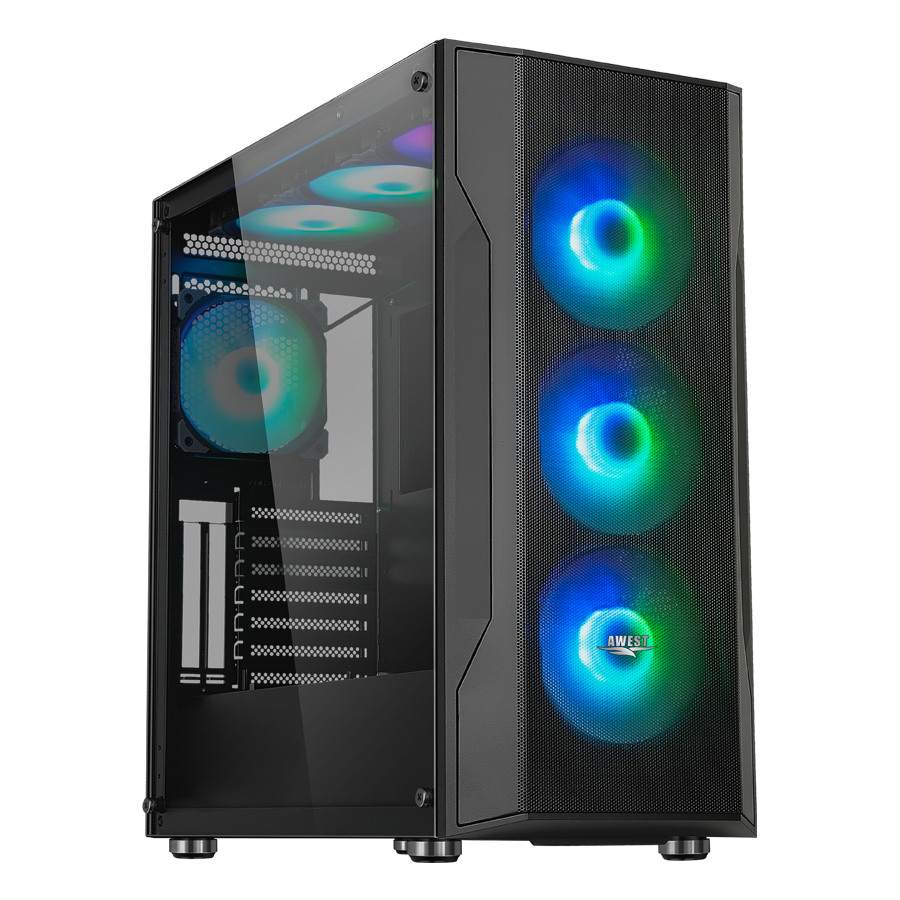 قاب کیس AWEST AV12MB BLACK