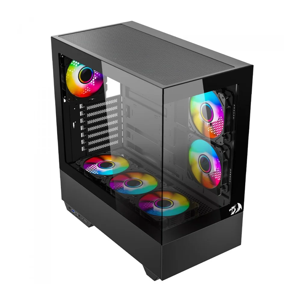 قاب کیس REDRAGON 607B BLACK