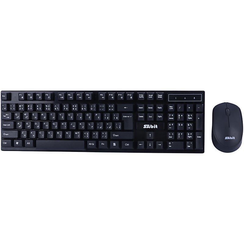 کیبورد و موس بی‌سیم SABIT KMW-6100