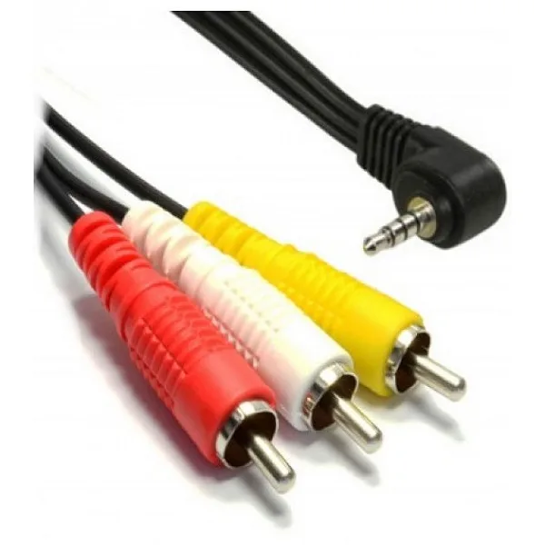 کابل AV جک 3.5 به 3 RCA طول 1.5 متر D-NET