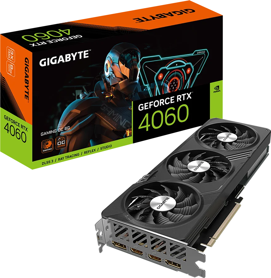 کارت گرافیک GIGABYTE GeForce RTX 4060 Gaming OC 8GB