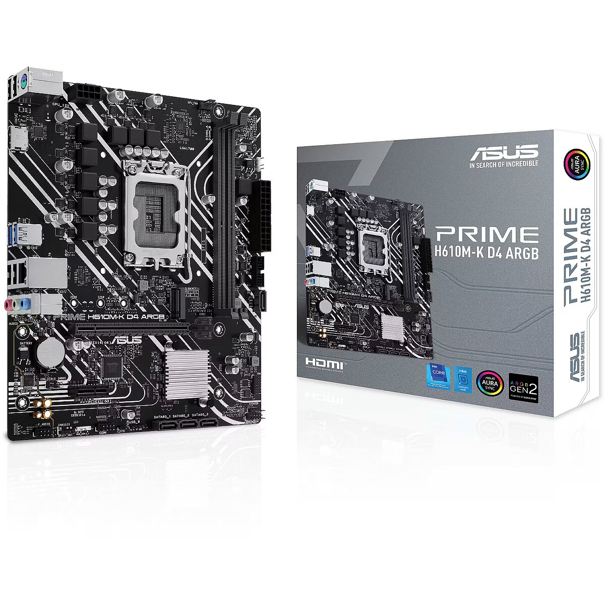 مادربرد ASUS PRIME H610M-K D4 ARGB
