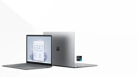 لپ تاپ کارکرده Microsoft Surface Laptop 5 | i5-1245U | RAM 8GB | 256 SSD | لمسی