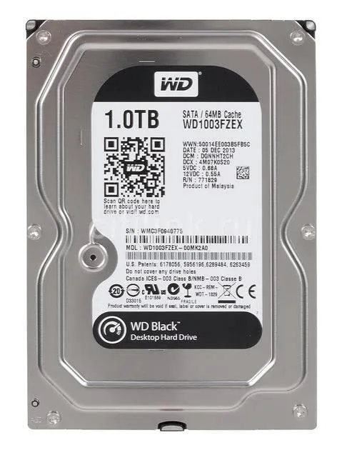 HDD 1TB 3.5 black ST WD