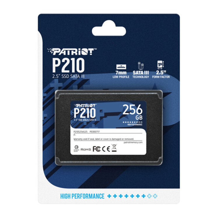 اس اس دی اینترنال پاتریوت مدل Patriot P210 ظرفیت 256 گیگابایت